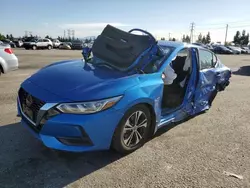 Salvage cars for sale at Rancho Cucamonga, CA auction: 2022 Nissan Sentra SV