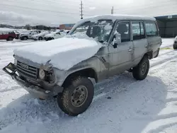 Salvage cars for sale at Colorado Springs, CO auction: 1985 Toyota Land Cruiser FJ60