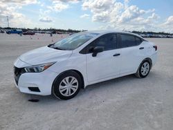 Salvage cars for sale from Copart Arcadia, FL: 2020 Nissan Versa S