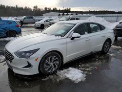 Salvage cars for sale from Copart Windham, ME: 2020 Hyundai Sonata Hybrid