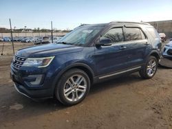 Salvage cars for sale at Laurel, MD auction: 2017 Ford Explorer XLT