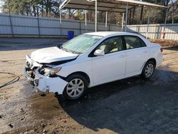 Salvage cars for sale at Austell, GA auction: 2011 Toyota Corolla Base