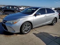 Salvage cars for sale at Grand Prairie, TX auction: 2017 Toyota Camry LE