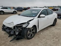 Nissan salvage cars for sale: 2021 Nissan Sentra SV