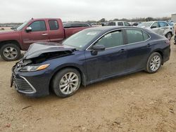 Salvage cars for sale at San Antonio, TX auction: 2021 Toyota Camry LE