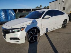 Salvage cars for sale at Fresno, CA auction: 2019 Honda Accord Sport