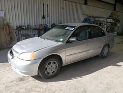 Salvage cars for sale at Chambersburg, PA auction: 2002 Honda Civic LX