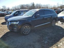 Salvage cars for sale at Chalfont, PA auction: 2018 Audi Q7 Premium Plus