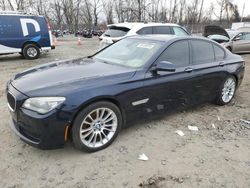 BMW salvage cars for sale: 2014 BMW 750 XI