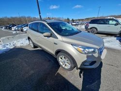 Salvage cars for sale at Assonet, MA auction: 2017 Ford Escape SE