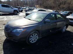 Salvage cars for sale at Marlboro, NY auction: 2007 Toyota Camry Hybrid