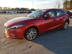 Salvage cars for sale at Dunn, NC auction: 2017 Mazda 3 Grand Touring