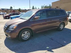 Salvage cars for sale at Gaston, SC auction: 2007 Honda Odyssey EXL