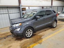 Salvage cars for sale at Mocksville, NC auction: 2018 Ford Ecosport SE