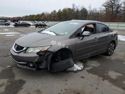 Salvage cars for sale at Brookhaven, NY auction: 2013 Honda Civic EXL