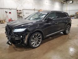 Salvage cars for sale at Milwaukee, WI auction: 2020 Lincoln Nautilus Reserve