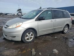 Salvage cars for sale at Woodhaven, MI auction: 2010 Toyota Sienna CE