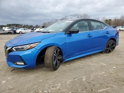 Salvage cars for sale at Hampton, VA auction: 2021 Nissan Sentra SR