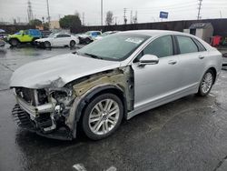 Salvage cars for sale at Wilmington, CA auction: 2016 Lincoln MKZ Hybrid