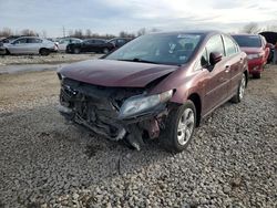 Honda salvage cars for sale: 2014 Honda Civic LX