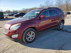 Salvage cars for sale at Ellwood City, PA auction: 2016 Chevrolet Equinox LT