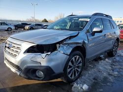 Salvage cars for sale at Littleton, CO auction: 2017 Subaru Outback 3.6R Limited