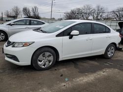 Honda salvage cars for sale: 2013 Honda Civic LX