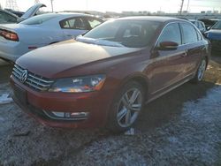 Salvage cars for sale at Elgin, IL auction: 2015 Volkswagen Passat SEL