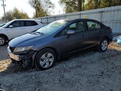 Salvage cars for sale at Midway, FL auction: 2014 Honda Civic LX