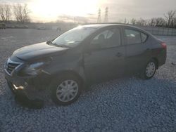 Salvage cars for sale at Barberton, OH auction: 2015 Nissan Versa S