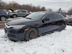 Salvage cars for sale at East Granby, CT auction: 2017 Honda Civic LX