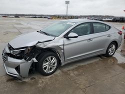 Salvage cars for sale at Grand Prairie, TX auction: 2020 Hyundai Elantra SEL