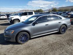 Salvage cars for sale at Las Vegas, NV auction: 2015 Volkswagen Passat SE