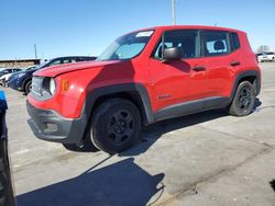 Salvage cars for sale at Grand Prairie, TX auction: 2017 Jeep Renegade Sport