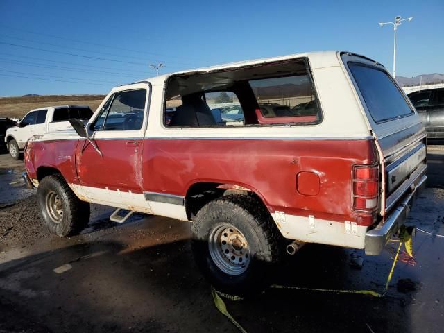 1984 Dodge Ramcharger AW-100