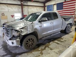 Toyota Tundra Double cab Limited salvage cars for sale: 2018 Toyota Tundra Double Cab Limited