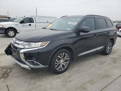 Salvage cars for sale at Grand Prairie, TX auction: 2016 Mitsubishi Outlander SE