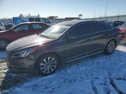 Salvage cars for sale at Cahokia Heights, IL auction: 2015 Hyundai Sonata Sport