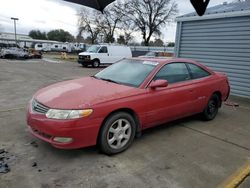 Salvage cars for sale from Copart Sacramento, CA: 2002 Toyota Camry Solara SE