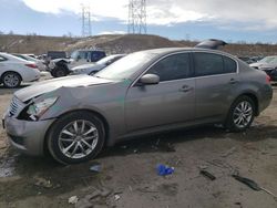 Salvage cars for sale at Littleton, CO auction: 2009 Infiniti G37