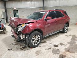 Salvage cars for sale at Chalfont, PA auction: 2017 Chevrolet Equinox LT