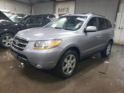 Salvage cars for sale at Elgin, IL auction: 2008 Hyundai Santa FE SE