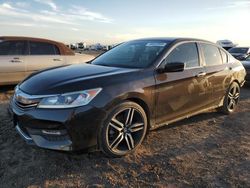 Honda salvage cars for sale: 2017 Honda Accord Sport