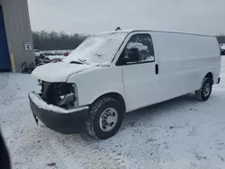 Salvage trucks for sale at Ellwood City, PA auction: 2018 Chevrolet Express G2500