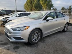 Salvage cars for sale at Rancho Cucamonga, CA auction: 2017 Ford Fusion SE