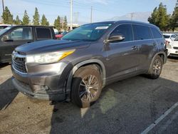 Toyota salvage cars for sale: 2016 Toyota Highlander XLE