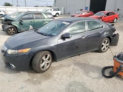 Salvage cars for sale at Jacksonville, FL auction: 2012 Acura TSX Tech