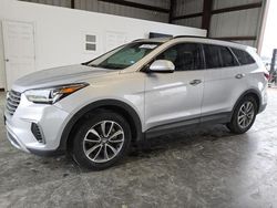 Salvage cars for sale at Wilmer, TX auction: 2017 Hyundai Santa FE SE