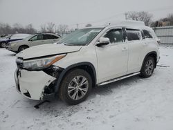 Salvage cars for sale at Chicago Heights, IL auction: 2015 Toyota Highlander XLE