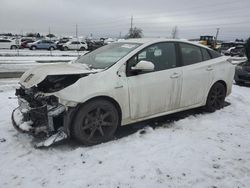 Salvage cars for sale at Eugene, OR auction: 2017 Toyota Prius